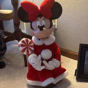 Disney Holiday Minnie Mouse Figurine - Red